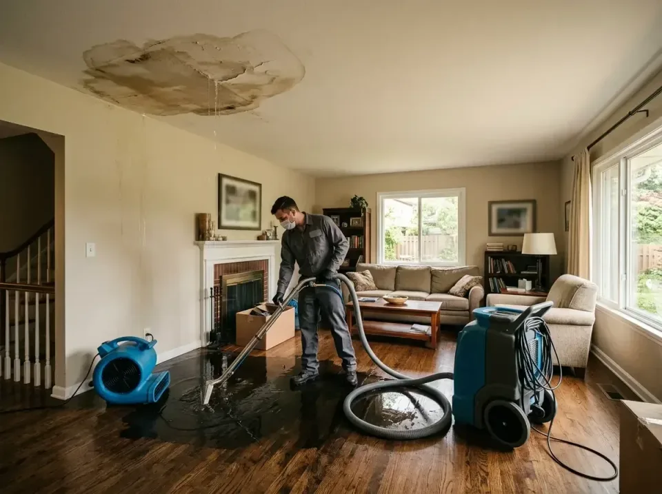 attic-pipe-burst-ceiling-drip-008 — frequently asked questions, Water Damage Restoration & Carpet Care in Colonial Park, PA